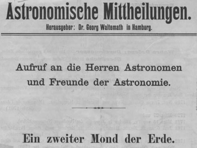 Sternengeschichten Folge 699: Die Monde des Dr. Waltemath